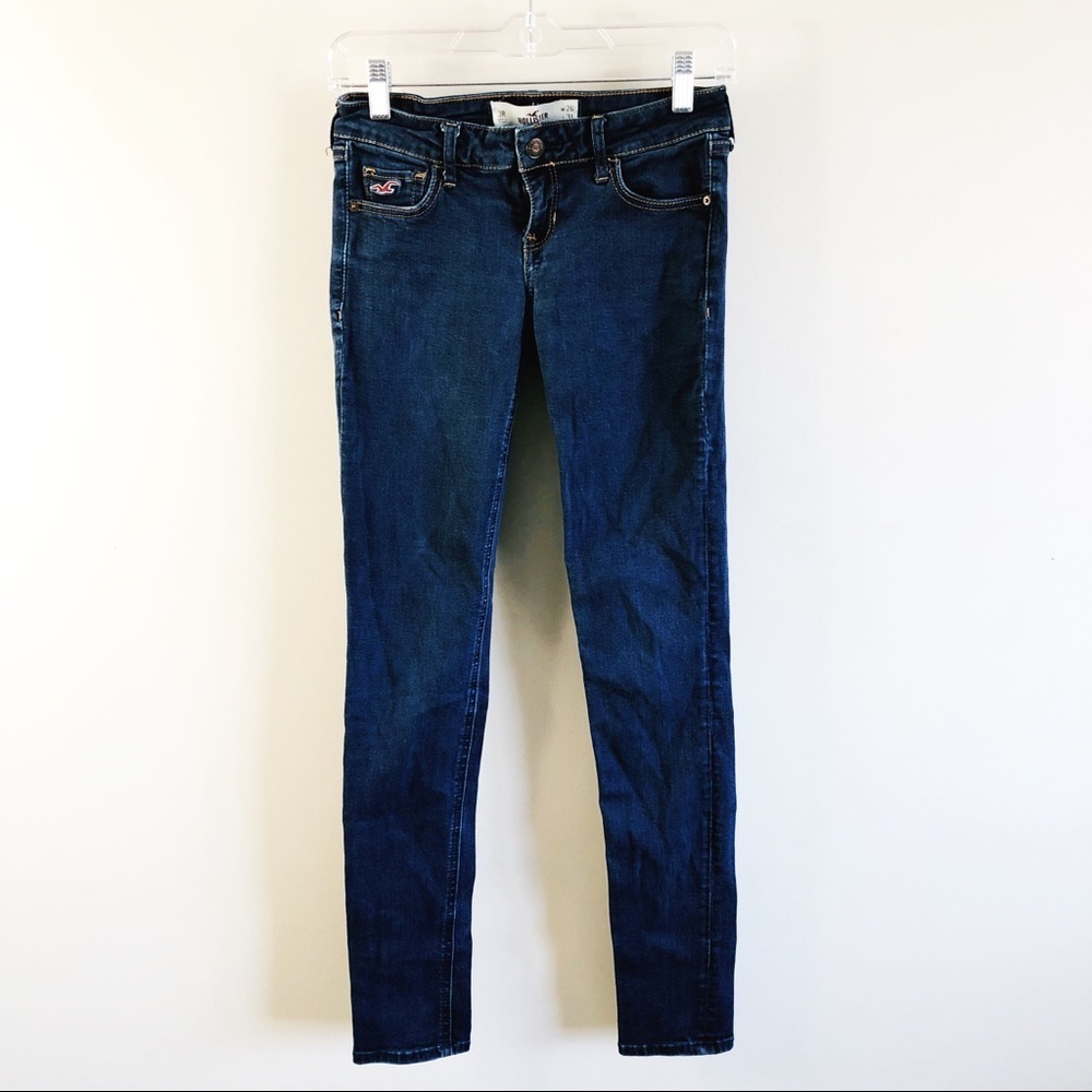 HOLLISTER | Y2k Low Rise Dark Wash Skinny Jeans Sz 3